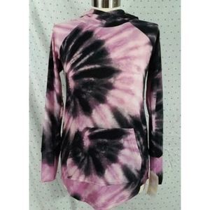 Lularoe XS BCA Amber black pink tie dye